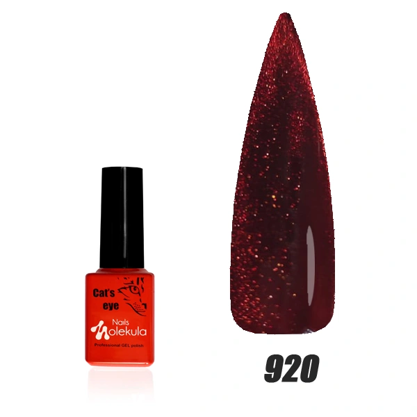 Гель-лак з ефектом котячого ока Molekula 9D Cat Eye №920 6 мл