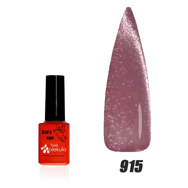 Гель-лак з ефектом котячого ока Molekula 9D Cat Eye №915 6 мл