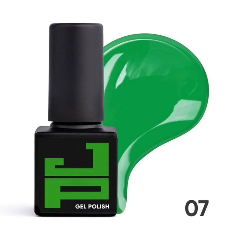 Гель-лак Jerden-Proff Gel Polish 07 зелений, неоновий 5 мл
