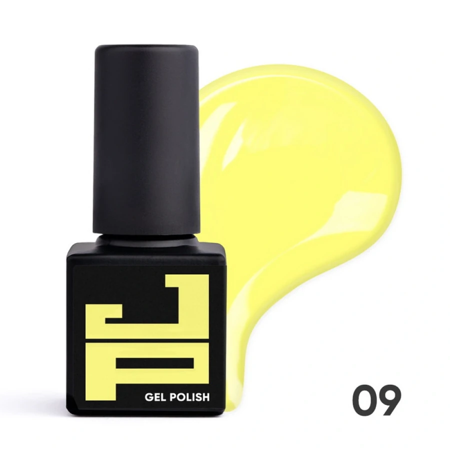 Гель-лак Jerden-Proff Gel Polish 09 лимонний, емаль 5 мл