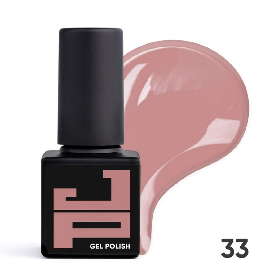 Гель-лак Jerden-Proff Gel Polish 33 пилево-рожевий, емаль 5 мл