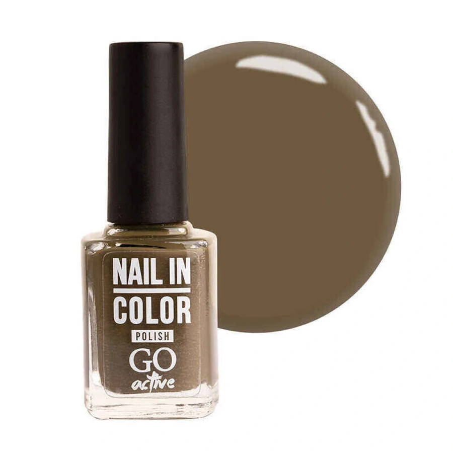 Лак для нігтів GO Active Nail in Color №67 сіро-коричневий, емаль 10 мл