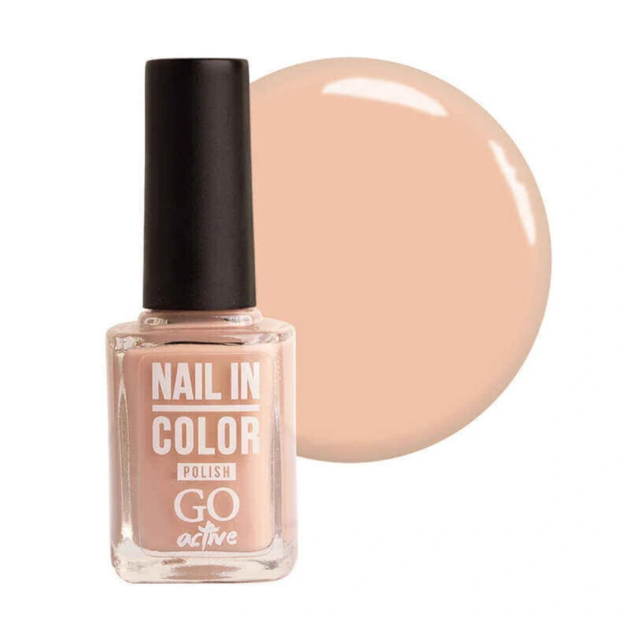 Лак для нігтів GO Active Nail in Color №77 абрикосова пудра, емаль 10 мл