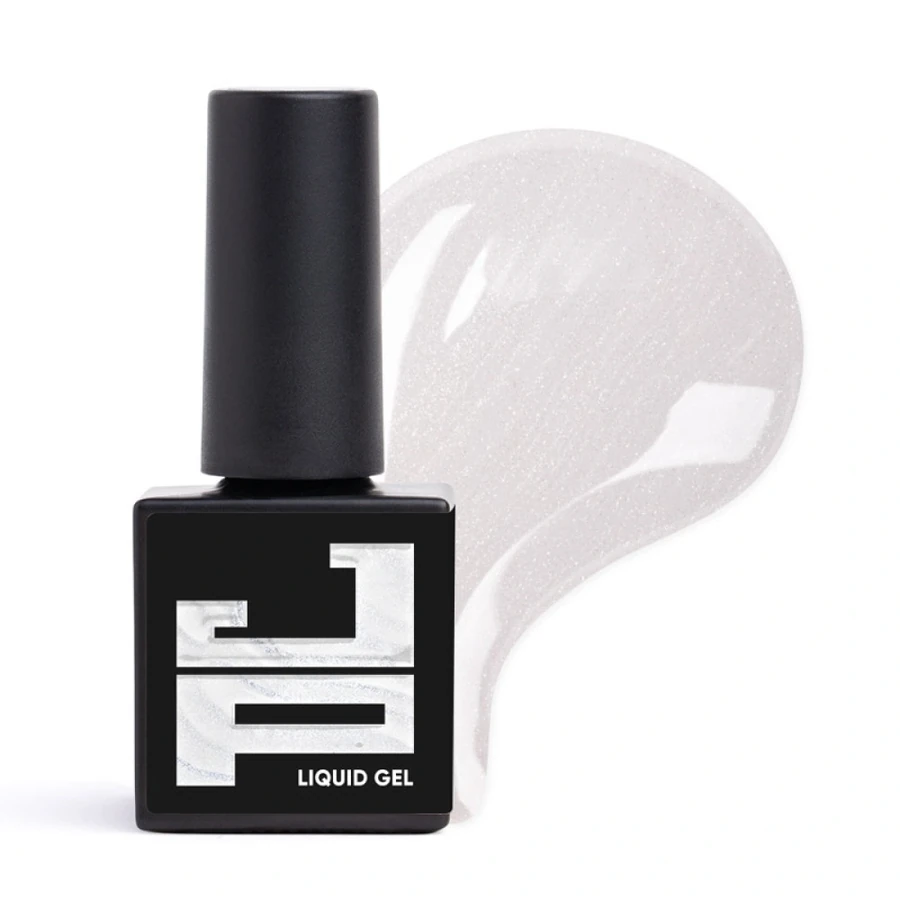 Рідкий гель для моделювання та зміцнення нігтів Jerden-Proff Liquid Gel 11 молочний, з шимером та перламутром 10 мл