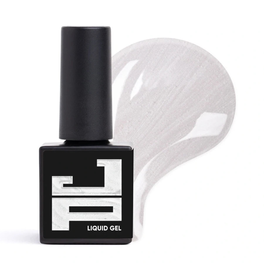 Рідкий гель для моделювання та зміцнення нігтів Jerden-Proff Liquid Gel 14 прозорий молочний, з шимером та перламутром 10 мл