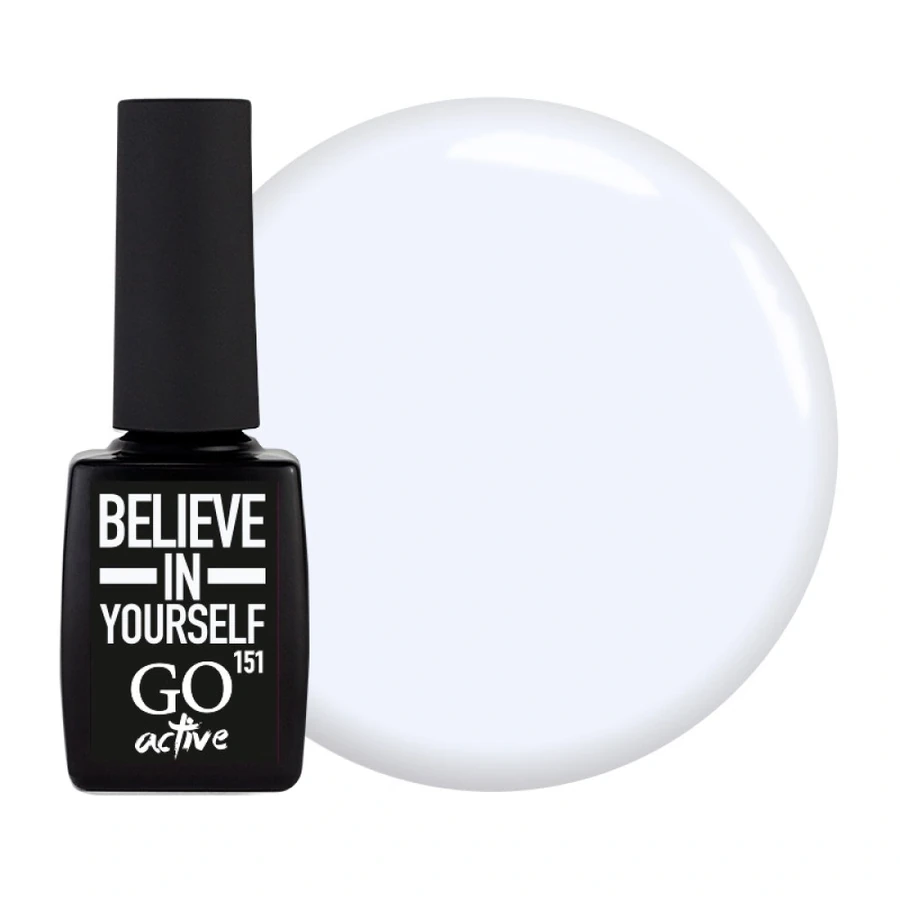 Гель-лак GO Active Gel Polish 151 світлий молочно-бузковий, емаль 10 мл