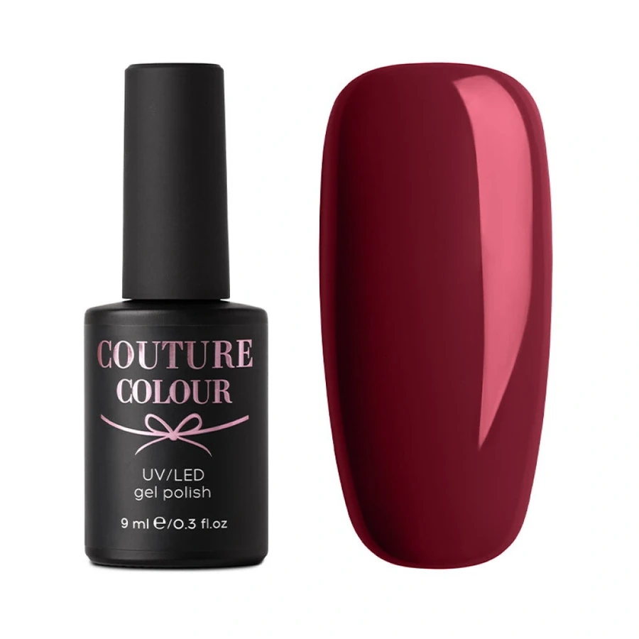 Гель-лак Couture Colour Gel Polish №195 темно-бордовий, емаль 9 мл