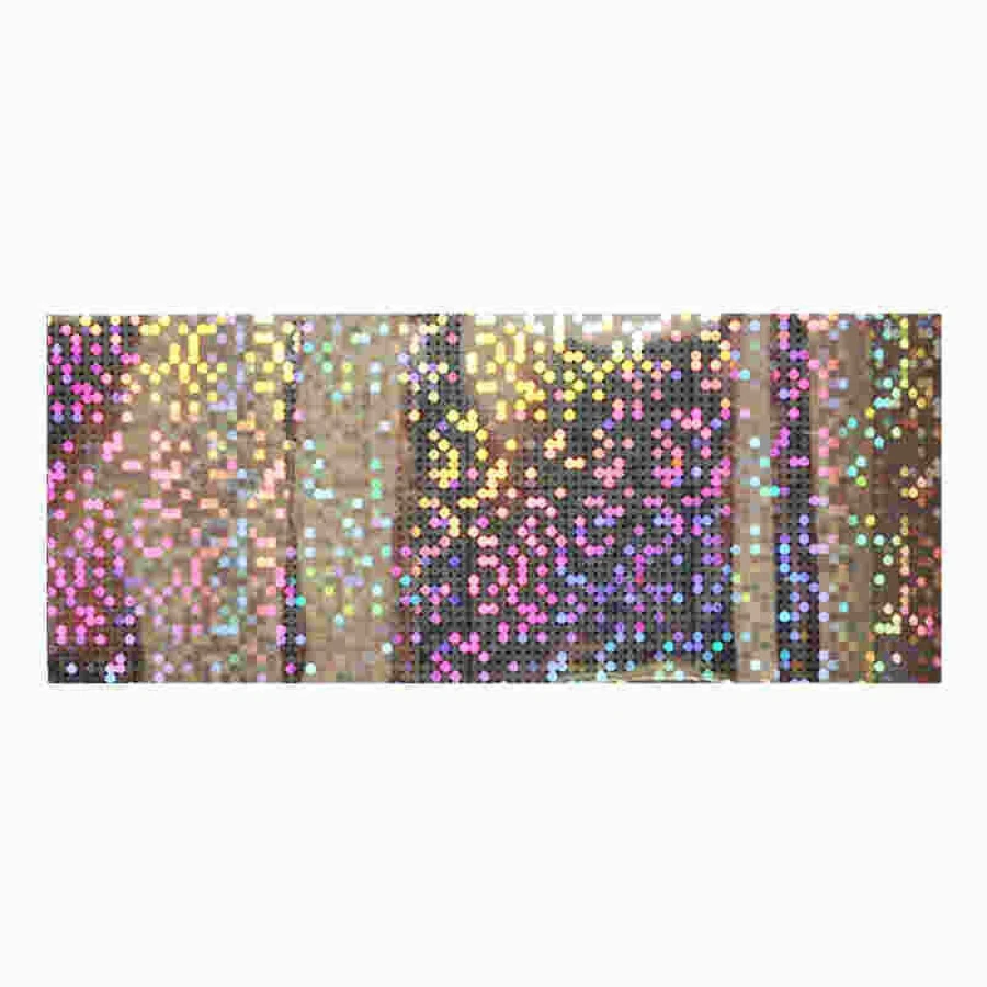 Фольга для лиття перебивна Naomi Foil for Nails Silver Circles Holographic срібні кружочки, голографічний 1 м