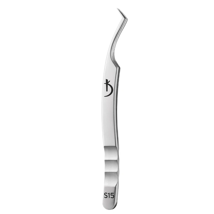 Пінцет для нарощування вій Kodi Tweezers for Eyelash Extensions S15