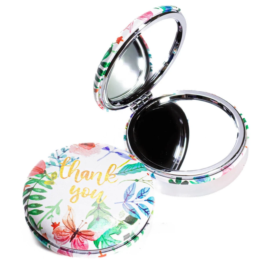Дзеркало косметичне кишенькове з принтом La Rosa Cosmetic Pocket Mirror LMR-3405