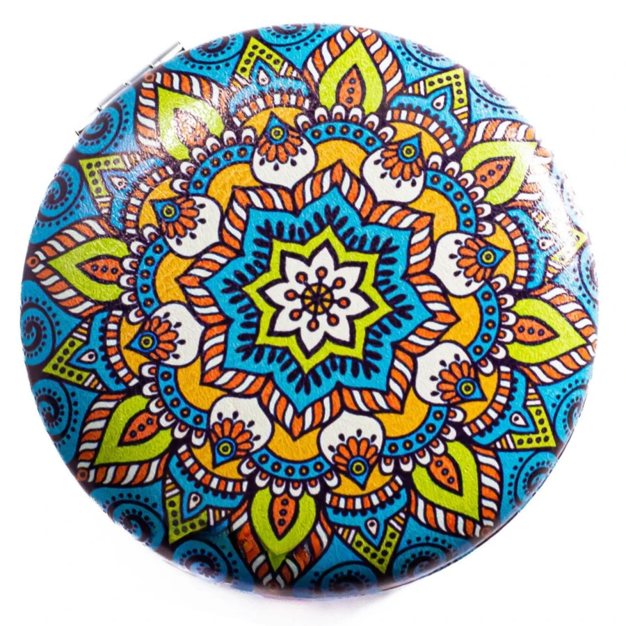 Дзеркало косметичне кишенькове з принтом La Rosa Cosmetic Pocket Mirror LMR-3420
