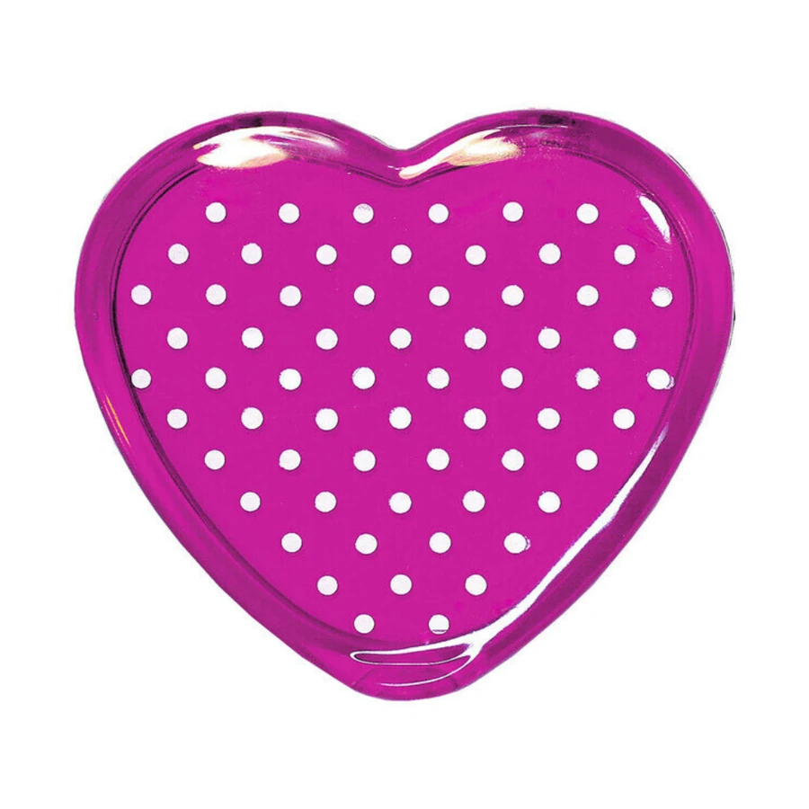 Кишенькове дзеркало у формі серця Merci Cosmetic Pocket Mirror 9972 в асортименті