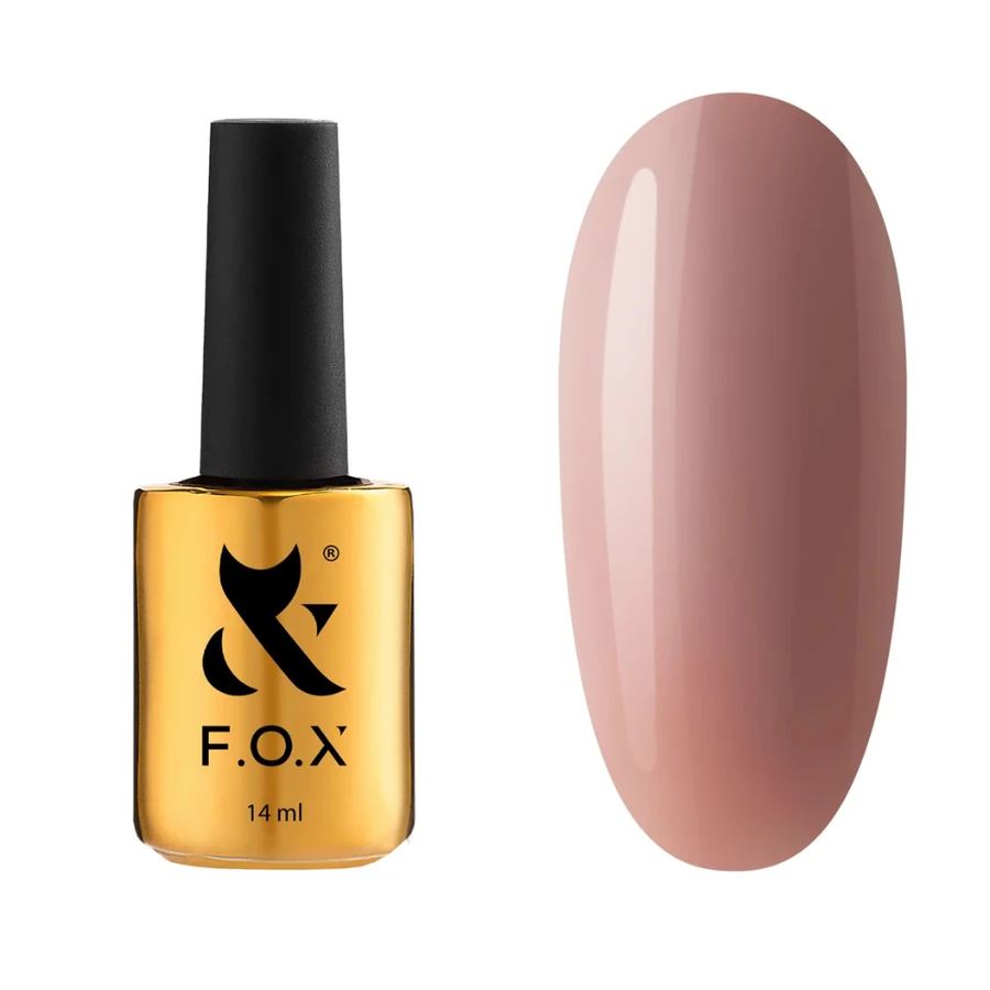 Рідкий акригель FOX Autumn Gel Bottle 010 бежевий, емаль 14 мл