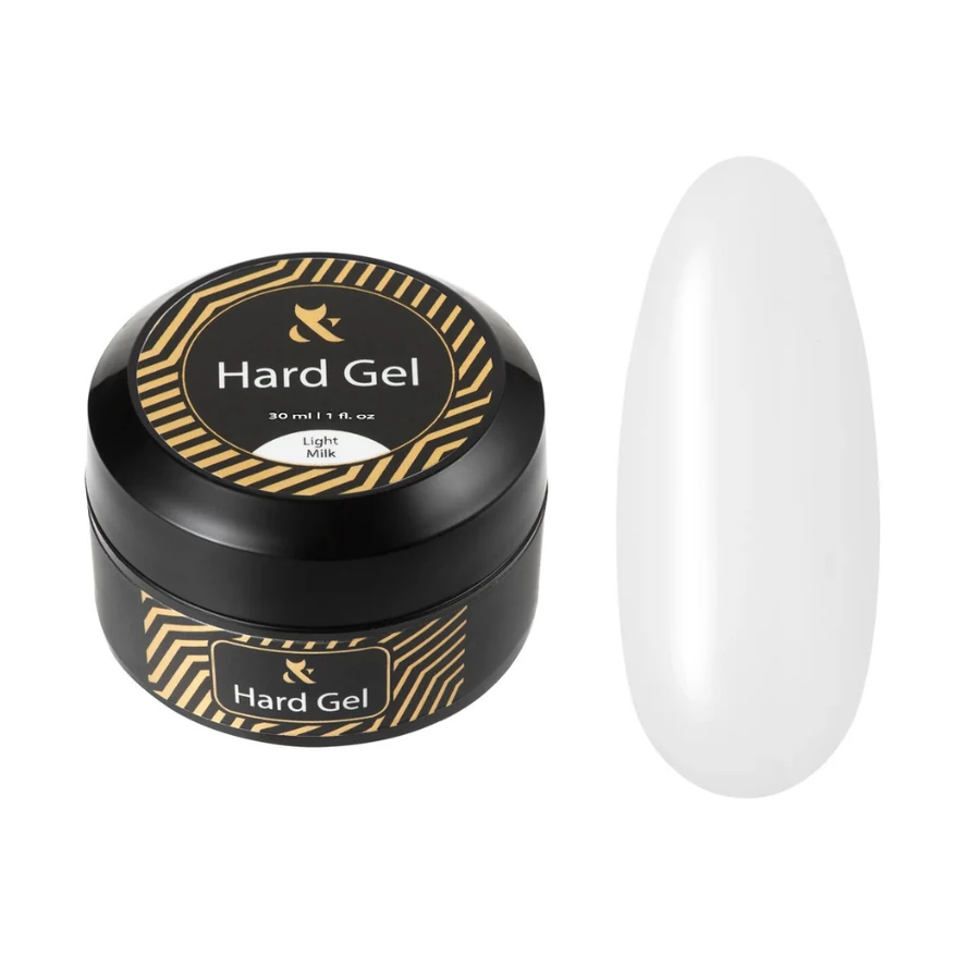 Гель для моделювання FOX Hard Gel Cover Light Milk ніжно-молочний 30 мл
