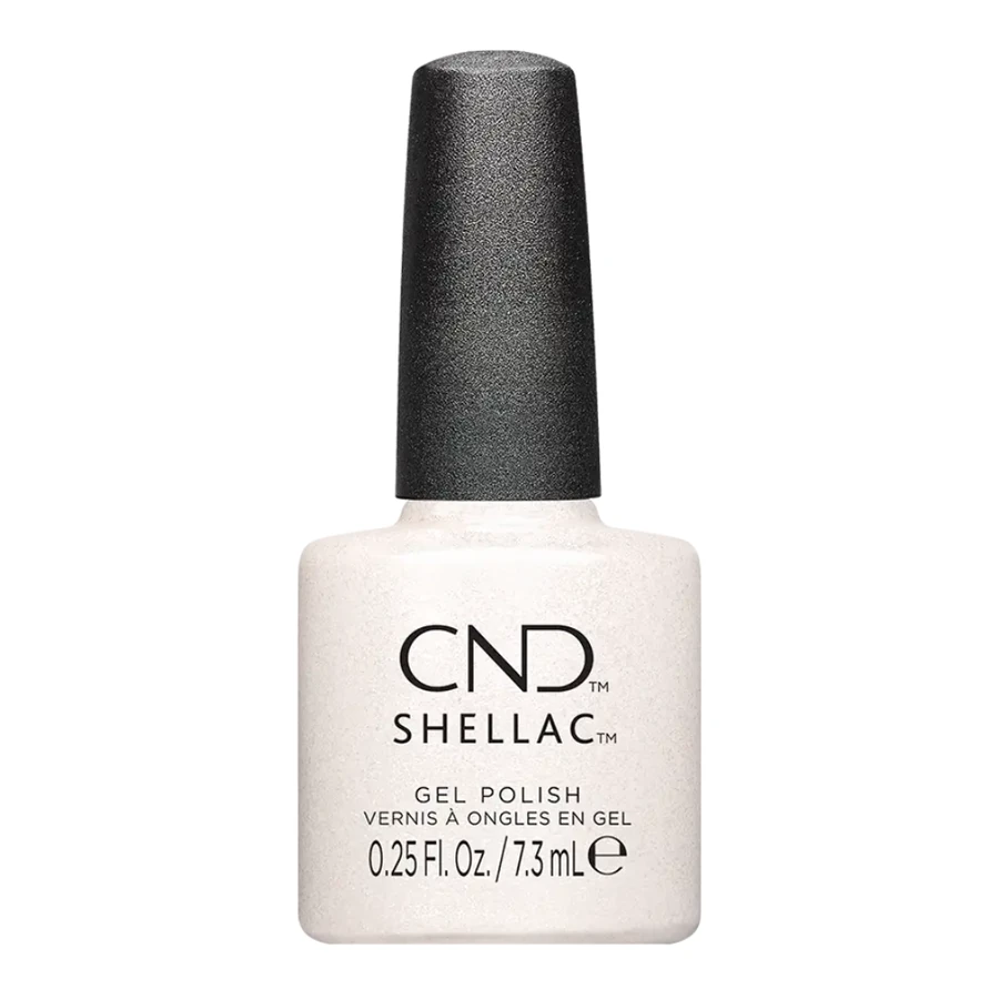 Гель-лак CND Shellac Winter Warrior білий напівпрозорий, з шимером 7,3 мл
