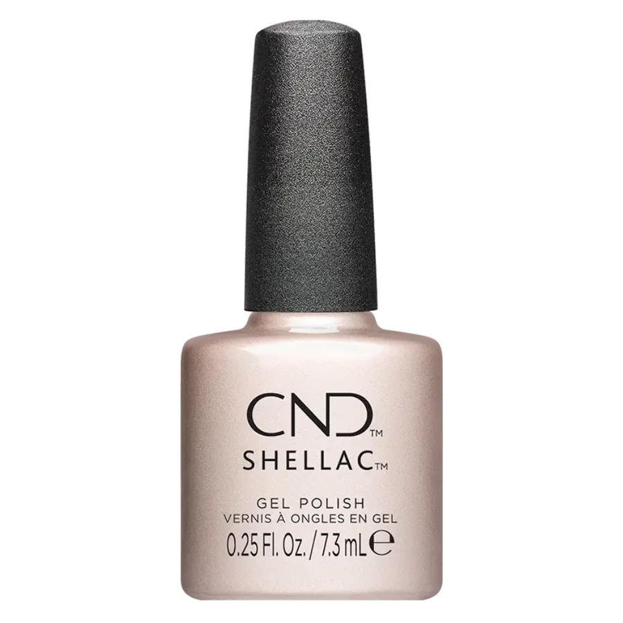 Гель-лак CND Shellac Day To Knight золотистий напівпрозорий, зі срібним шимером 7,3 мл