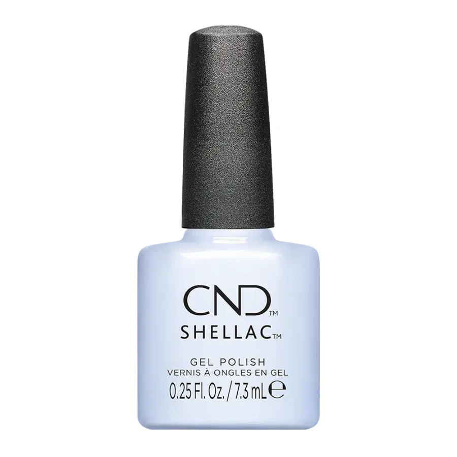 Гель-лак CND Shellac Fantasy Realm льодяно-блакитний, з шимером 7,3 мл