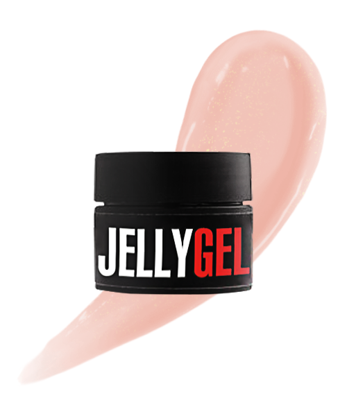 Камуфлюючий гель-желе Kodi Camouflage Jelly Gel 03 бежевий, з дрібним золотистим шимером 30 г
