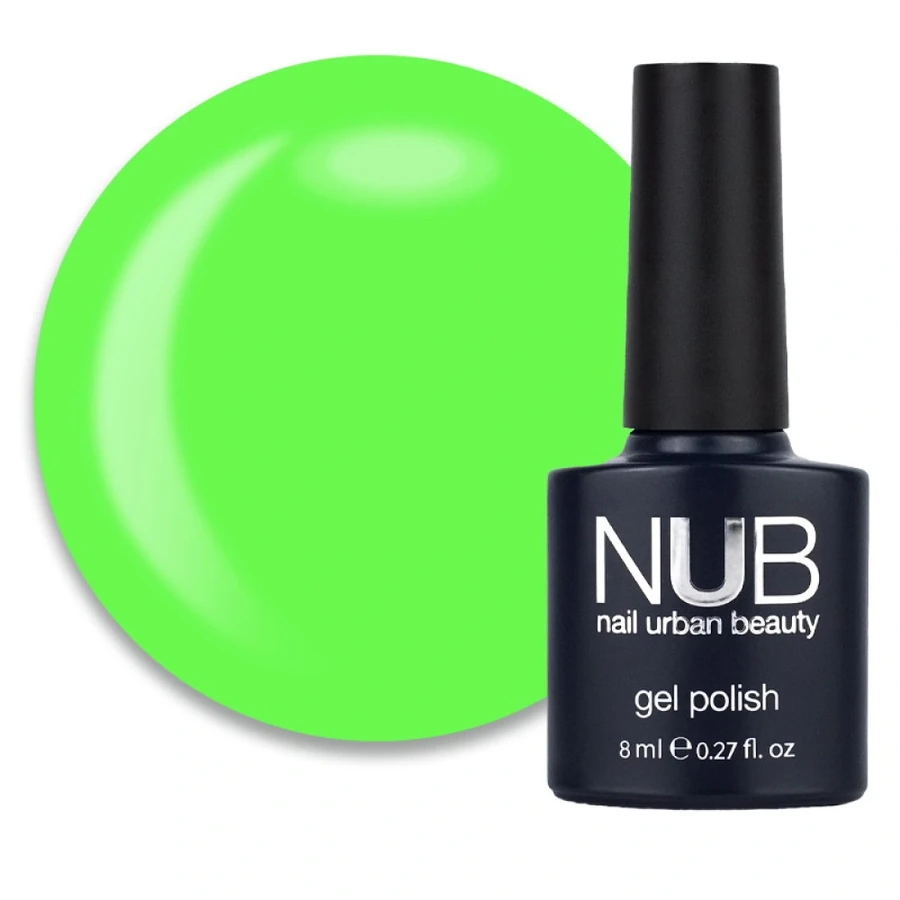 Гель-лак NUB Gel Polish 006 Plans For The Weekend салатовий, емаль 8 мл