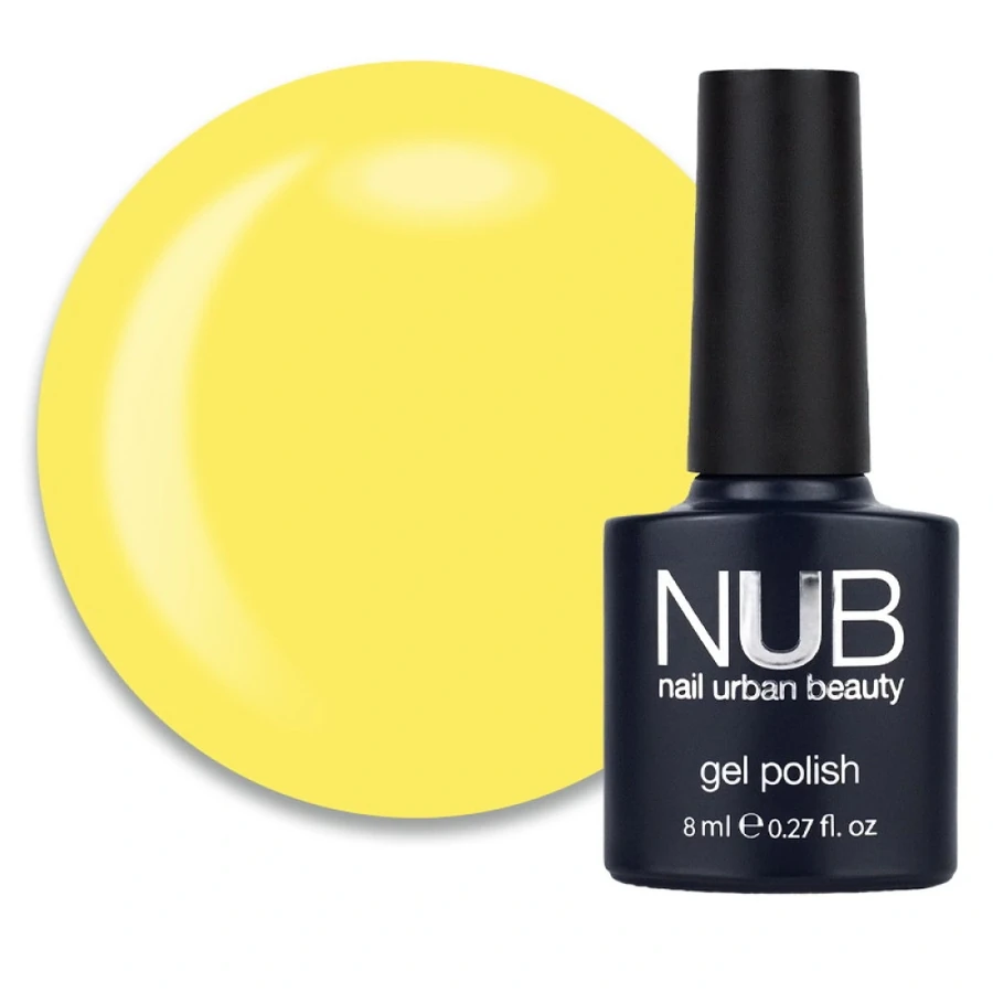 Гель-лак NUB Gel Polish 008 Sun Sun Sun лимонний, емаль 8 мл