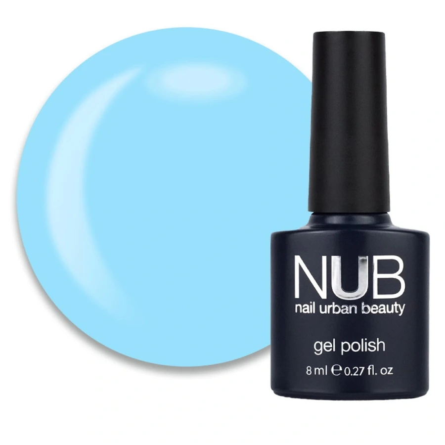 Гель-лак NUB Gel Polish 012 Dollhouse блакитний, емаль 8 мл