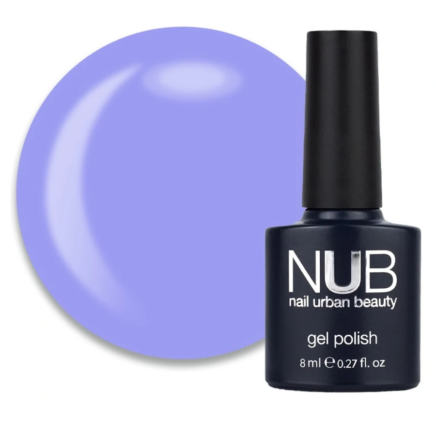 Гель-лак NUB Gel Polish 015 Pfeiffer Beach глибокий бузковий, емаль 8 мл
