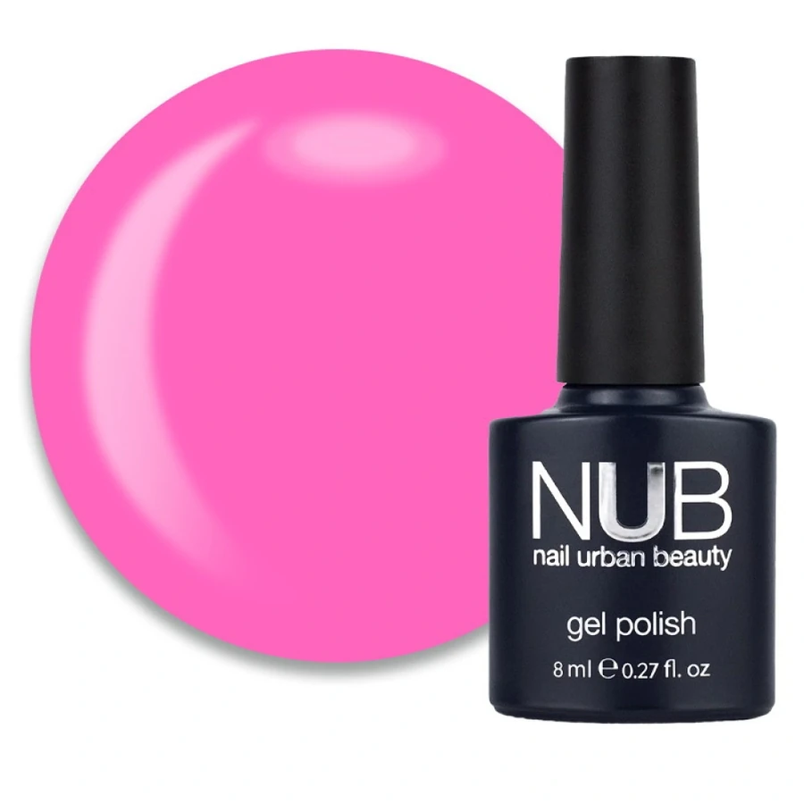 Гель-лак NUB Gel Polish 018 Girls Only світло-рожева фуксія, емаль 8 мл