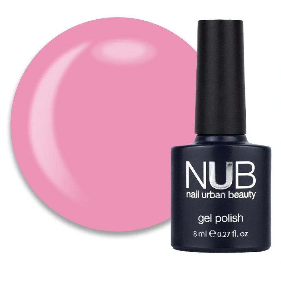 Гель-лак NUB Gel Polish 025 Pink Plaid суха троянда, емаль 8 мл