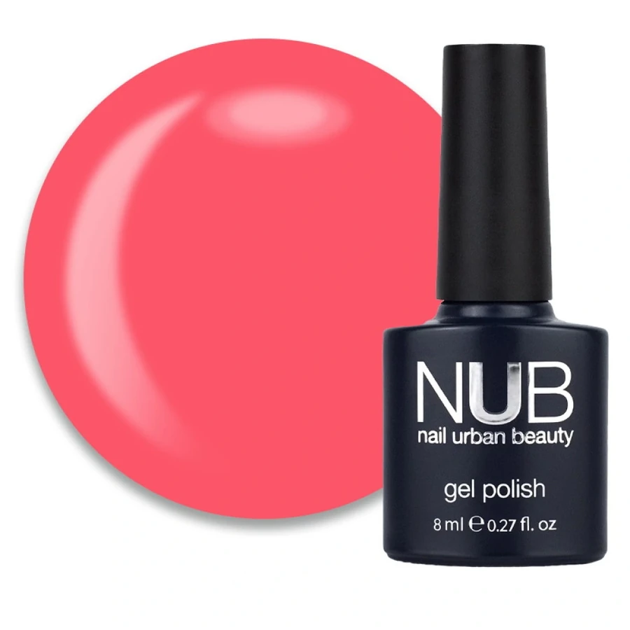 Гель-лак NUB Gel Polish 027 Go To Tahiti теплий кораловий, емаль 8 мл