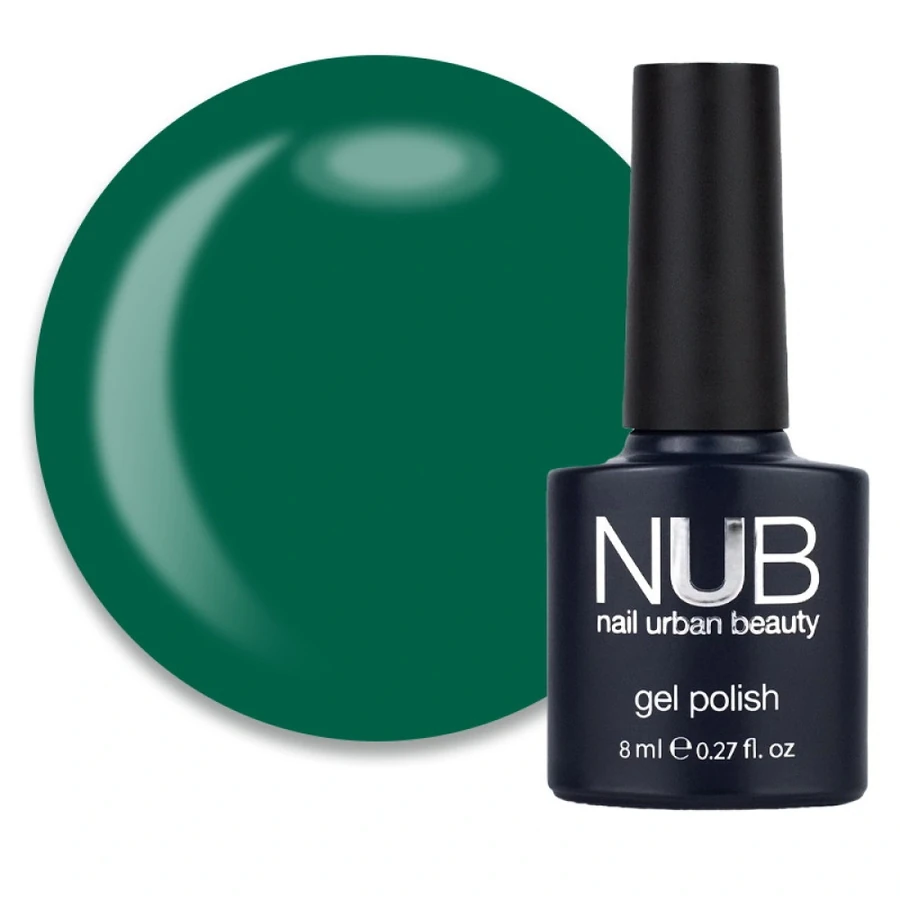 Гель-лак NUB Gel Polish 029 Bronx Zoo зелений, емаль 8 мл