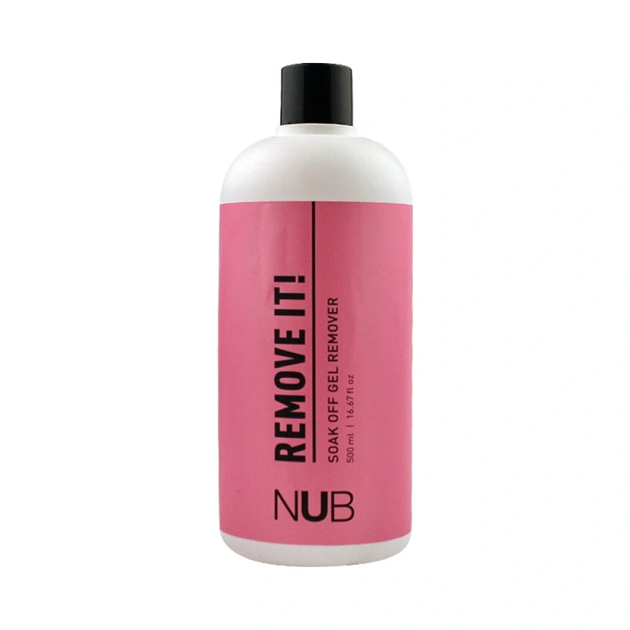 Рідина для зняття гель-лаку NUB Remove It! Soak Off Gel Remover 500 мл