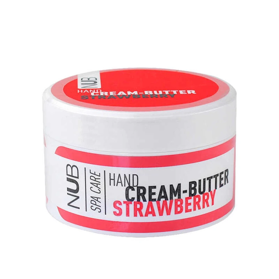 Крем-баттер для рук живильний NUB Spa Care Hand Cream-Butter Strawberry Полуниця 200 мл
