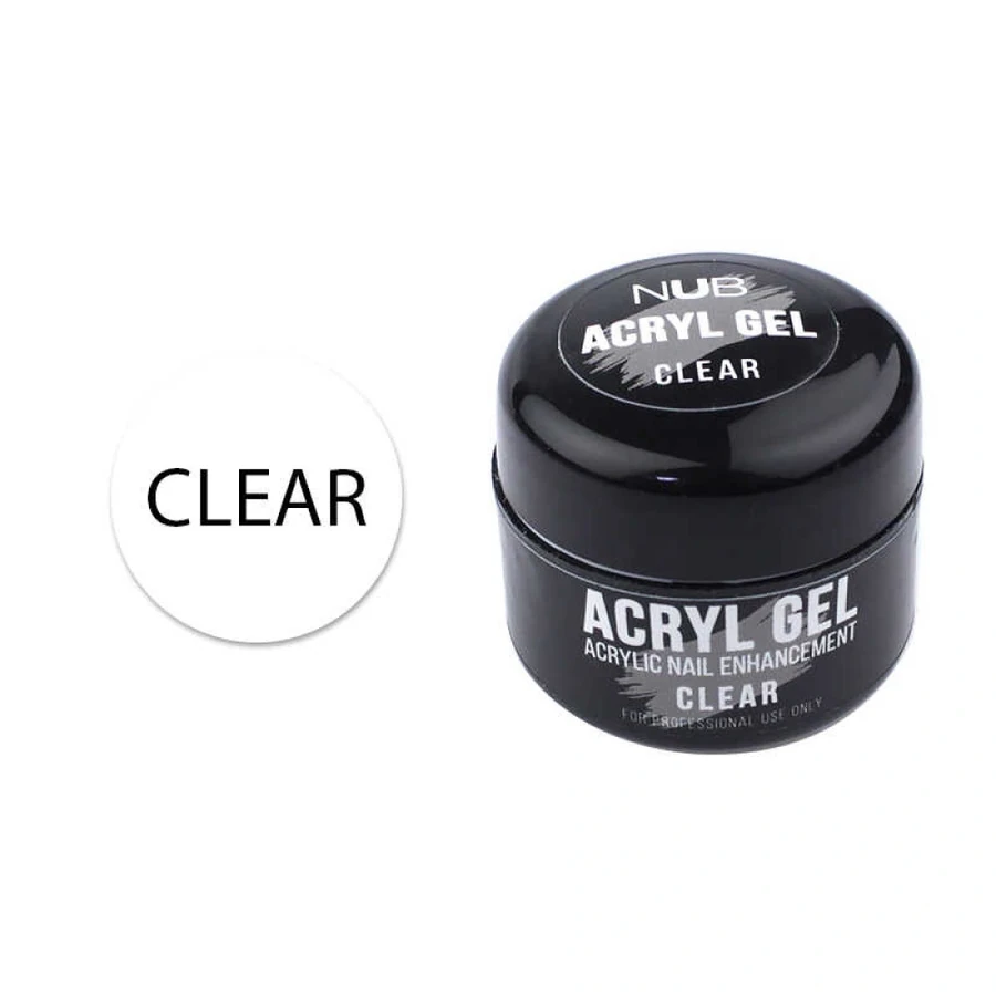Акрил-гель NUB Acryl Gel 01 Clear прозорий 5 г