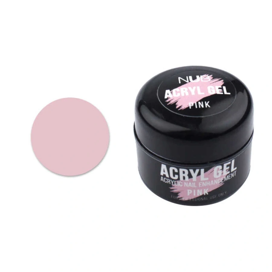 Акрил-гель NUB Acryl Gel 02 Pink теплий рожевий 5 г
