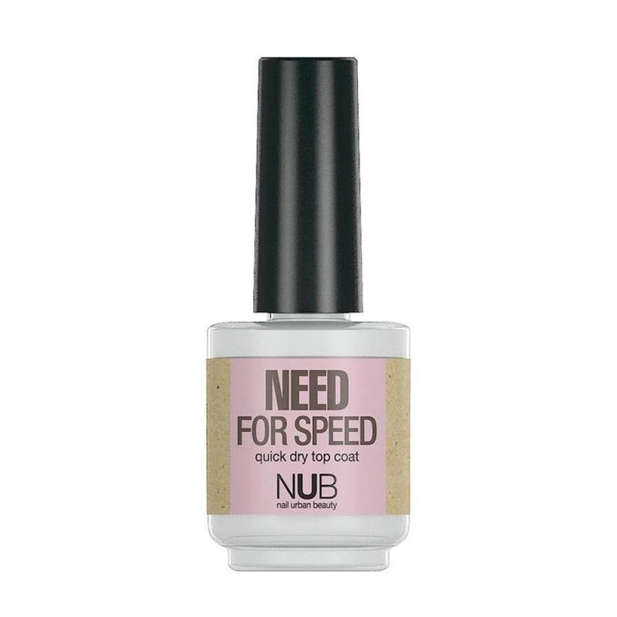 Топ для лаку швидкосохнучий NUB Need For Speed Quick Dry Top Coat 15 мл