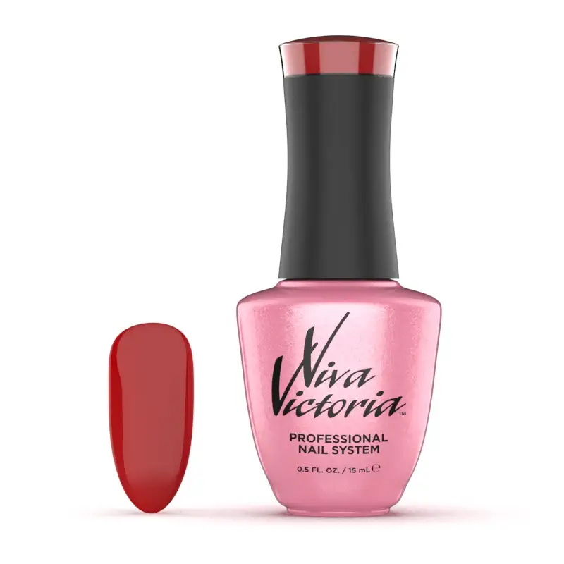 Гель-лак Viva Victoria Gel Polish A-062 яскраво-червоний, емаль 15 мл
