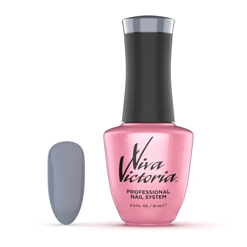 Гель-лак Viva Victoria Gel Polish I-008 сизо-сірий, емаль 15 мл