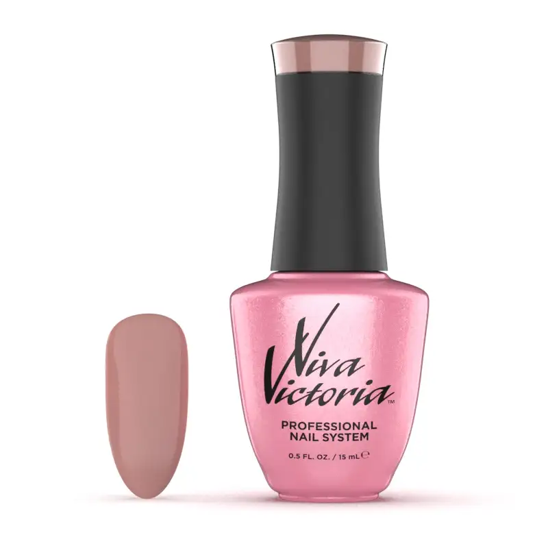 Гель-лак Viva Victoria Gel Polish G-025 напівпрозорий світло-рожевий, емаль 15 мл