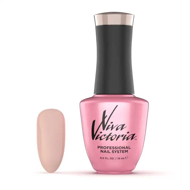 Гель-лак Viva Victoria Gel Polish E-001 ніжний пудрово-рожевий, емаль 15 мл