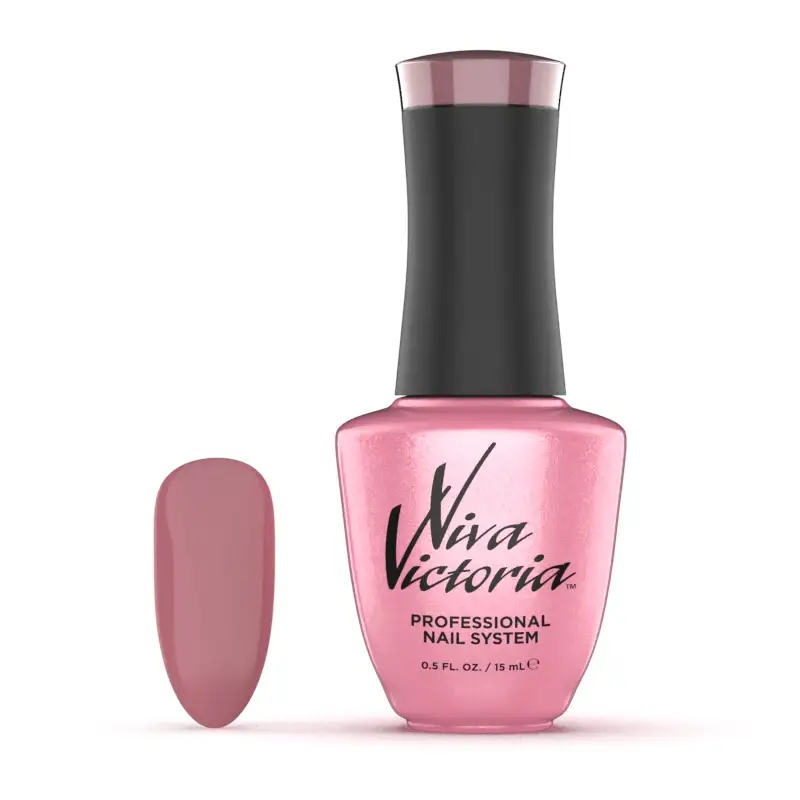 Гель-лак Viva Victoria Gel Polish E-048 насичено-рожевий, емаль 15 мл