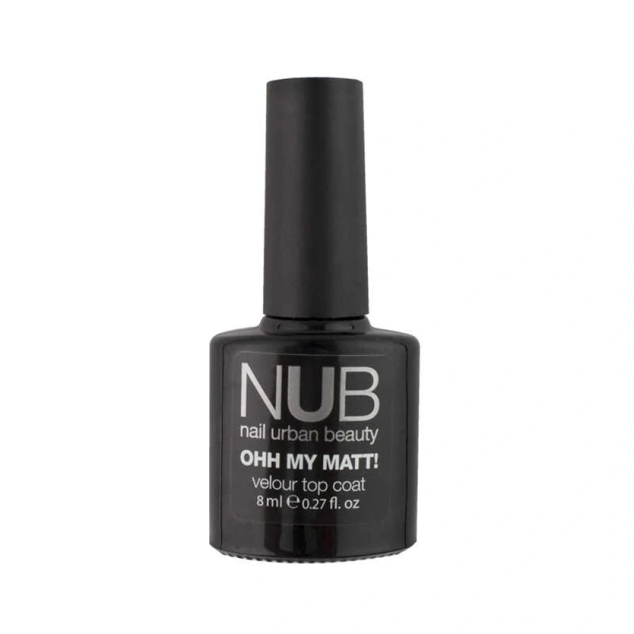 Топ матовий з оксамитовим ефектом NUB OHH MY MATT! Velour Top Coat без липкого шару 8 мл
