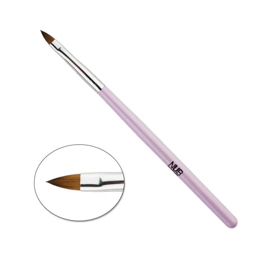 Пензлик для дизайну "Пелюстка" NUB Brush for Design бузковий 10 мм