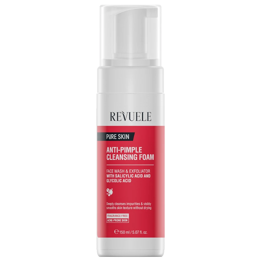 Очищуюча піна для обличчя проти прищів Revuele Anti-Pimple Cleansing Foam 150 мл