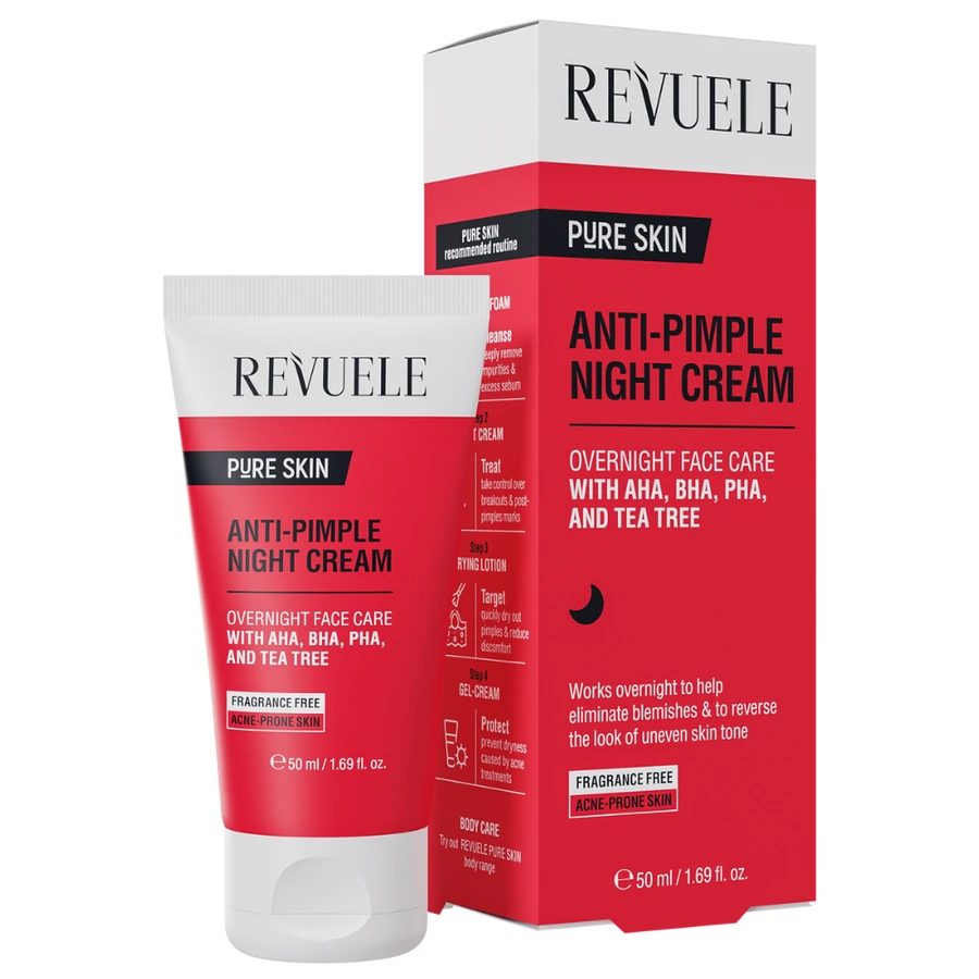 Нічний крем проти прищів Revuele Anti Pimple Night Cream 50 мл