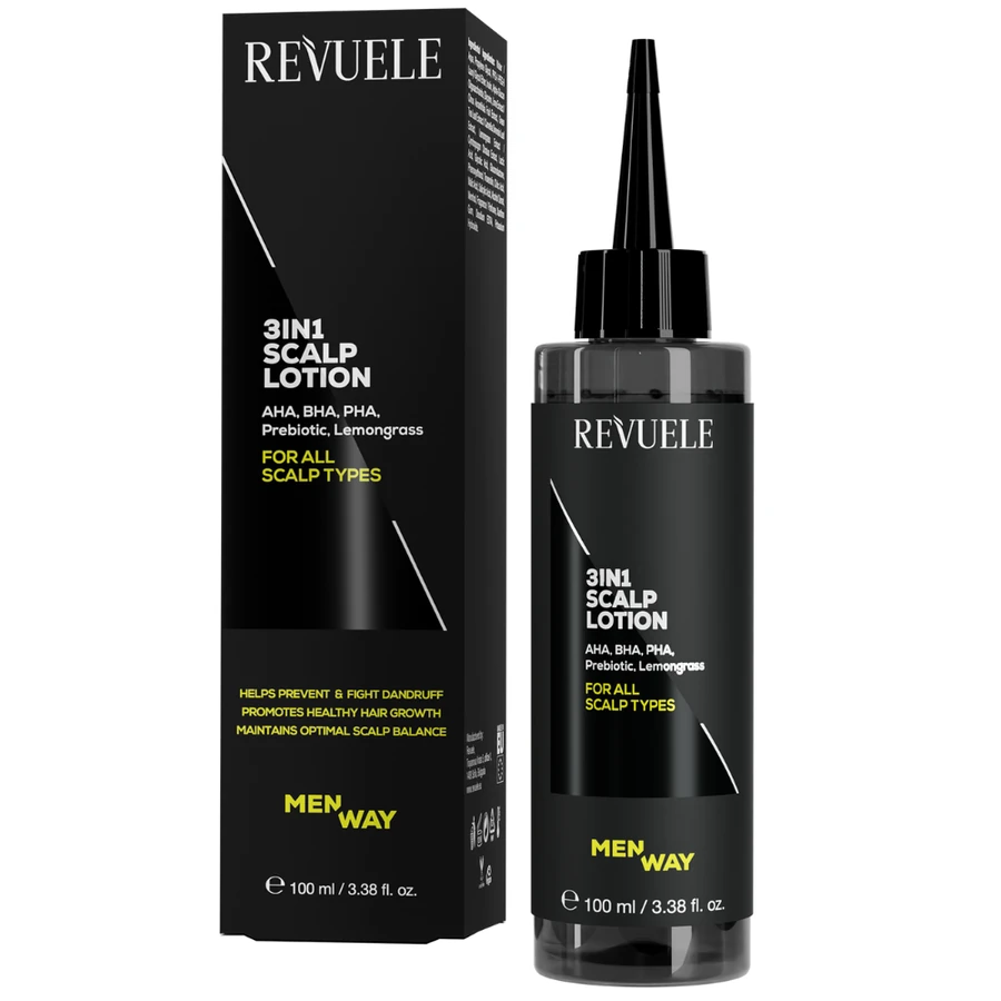 Чоловічий лосьйон для шкіри голови 3в1 Revuele Men Way 3in1 Scalp Lotion 100 мл