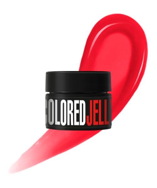 Кольоровий гель-желе Kodi Colored Jelly Gel 10 червоний 13 г