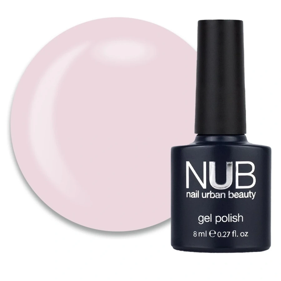 Гель-лак NUB Gel Polish 046 Pink Marshmallow блідо-рожевий, емаль 8 мл