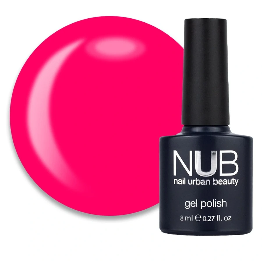 Гель-лак NUB Gel Polish 095 Los Angeles Minutes малиново-рожевий, неоновий 8 мл