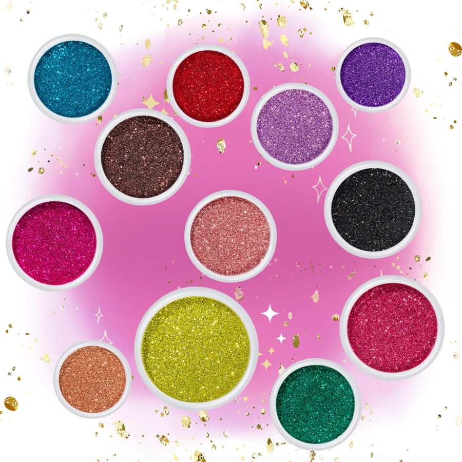 Блискітки для нігтів Kodi Sparkle Magic 04 яскрава фуксія 4 г