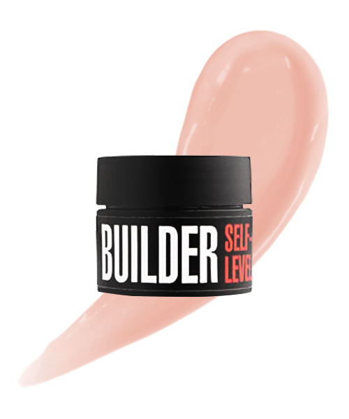 Моделюючий самовирівнювальний гель Kodi Builder Self-Level Gel Retro Rose молочно-рожевий, зі скловолокном 30 г